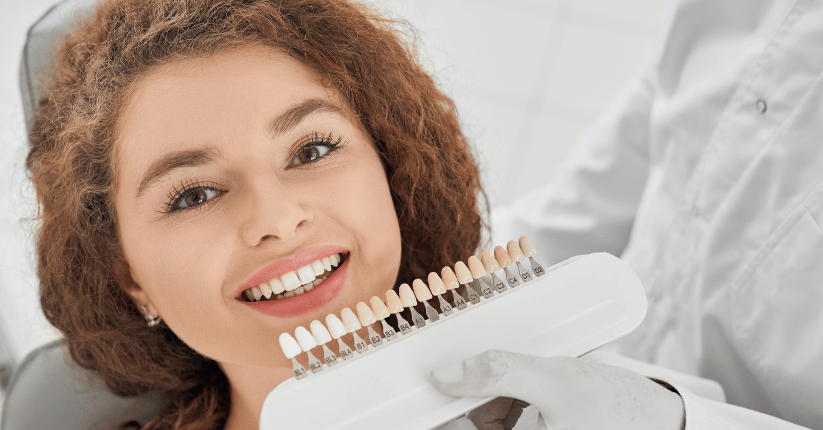ceramic teeth cap